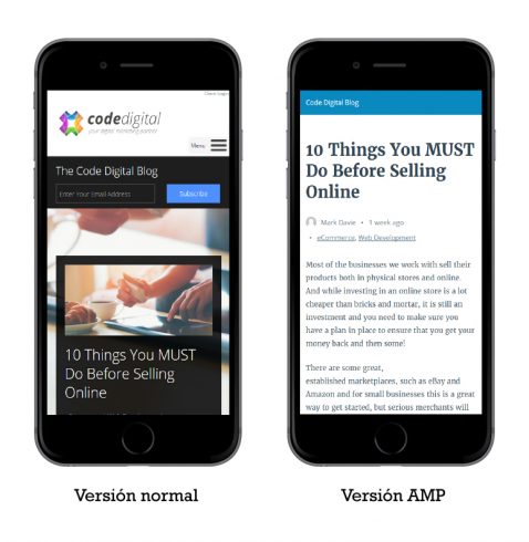 accelerated mobile pages, amp, seo para móviles