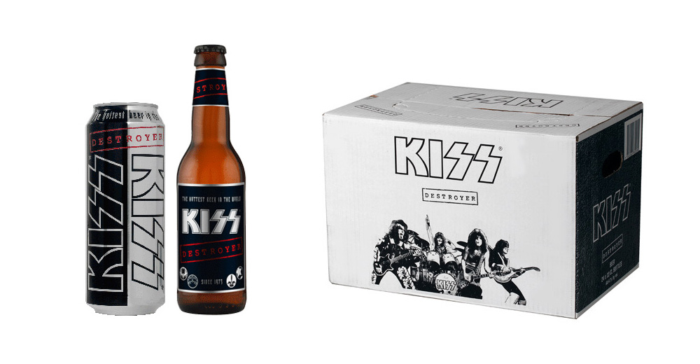 cervezas de grupos de rock, packaging de cerveza, cervezas de bandas de rock