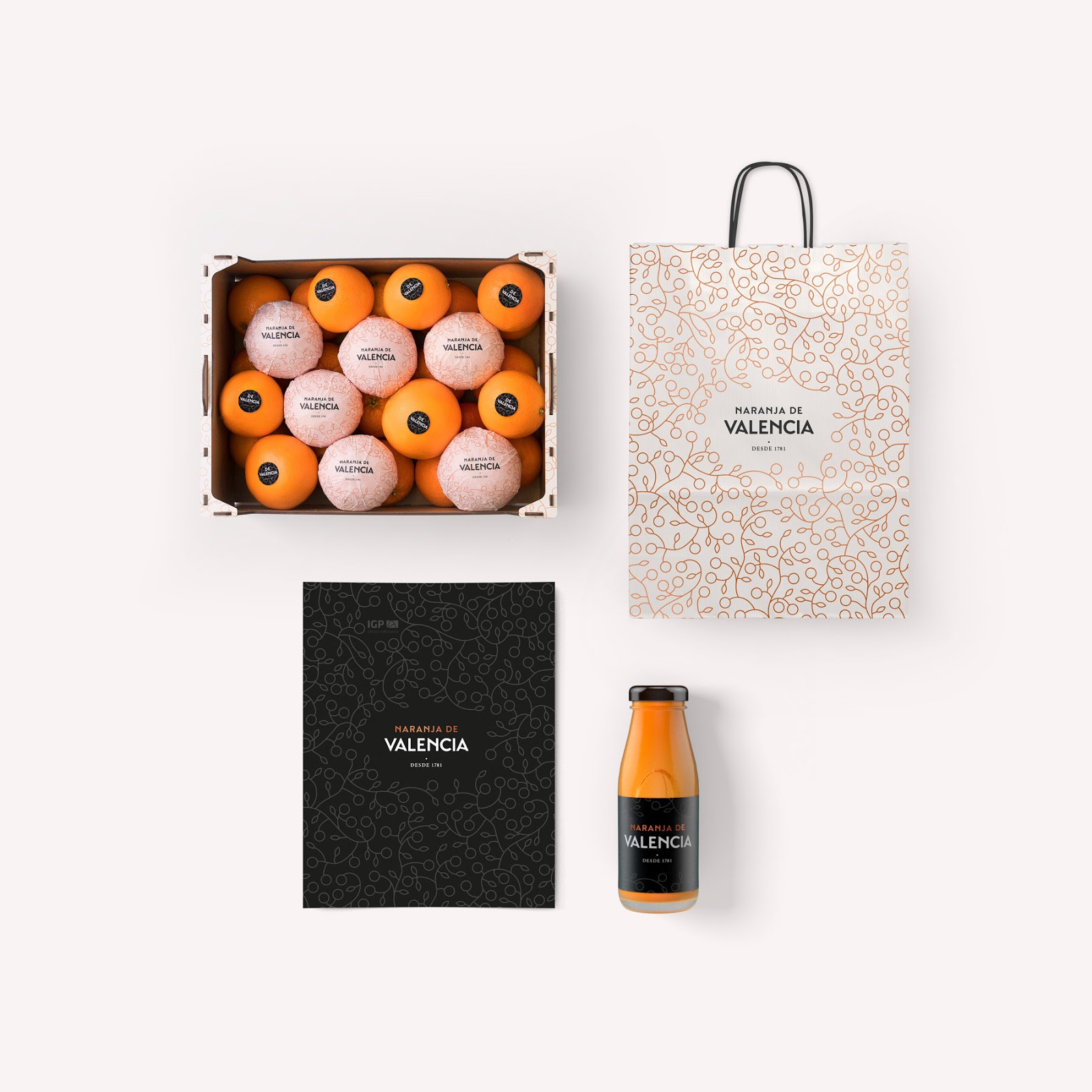 diseño de identidad de Naranja de Valencia, naranja de valencia, diseño de packaging